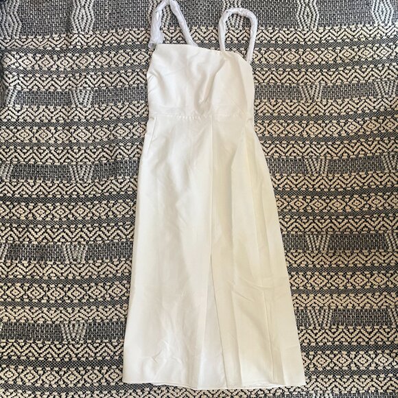 NWT Sachin + Babi x BHLDN Sheath Dress – Ivory – Size 6 - Picture 4 of 8
